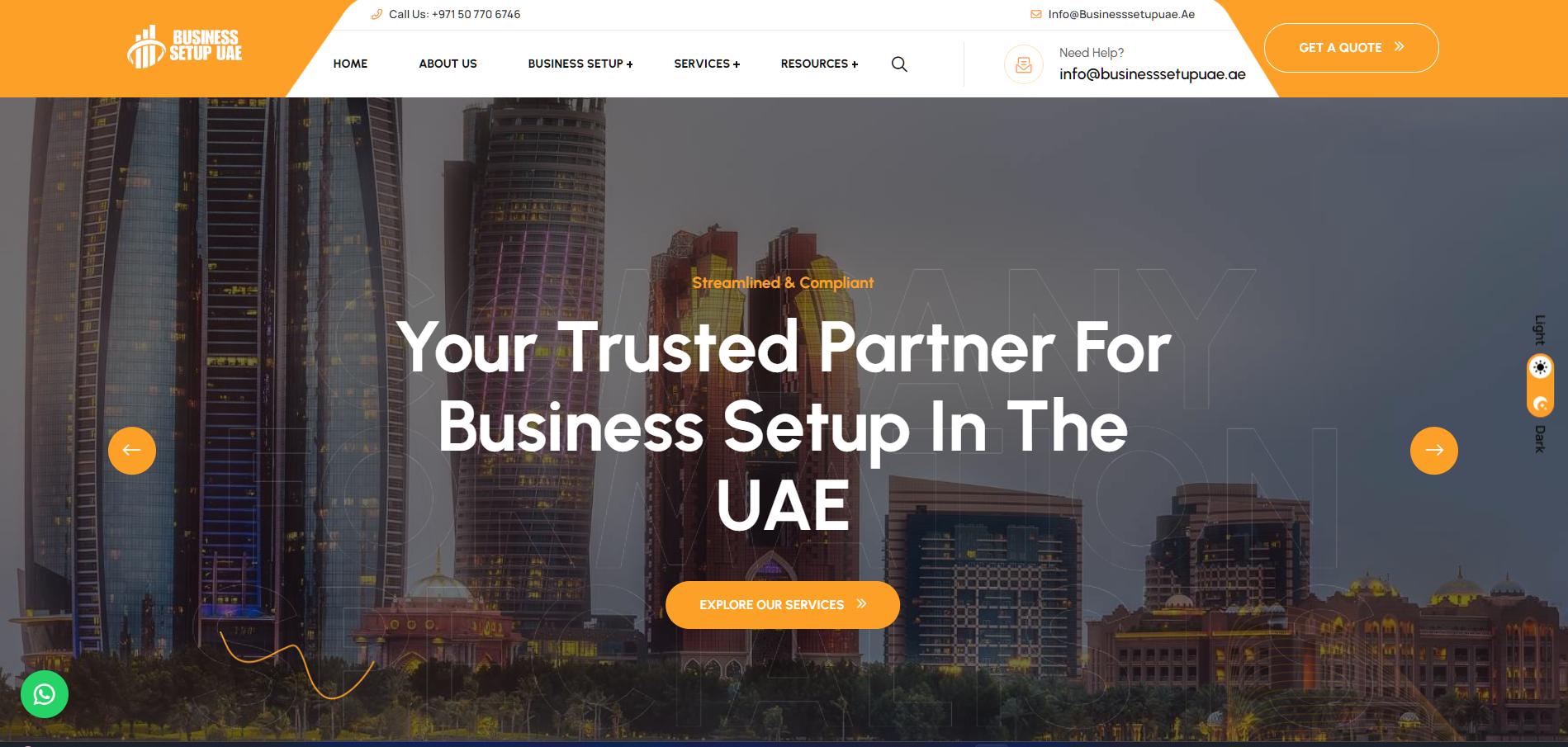UAE Business Setup – SEO Success Story